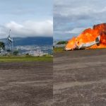 Aeronave se estrelló al despegar del aeropuerto en Táchira, habría dos muertos