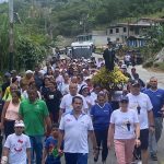 Zea y Caño El Tigre caminaron unidos por la salud y la Canonización de los primeros Santos Venezolanos